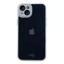 Capa iPhone 15 Plus Com Proteção De Câmera, Branco
