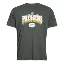 Camiseta New Era Slim Green Bay Packers Core Verde