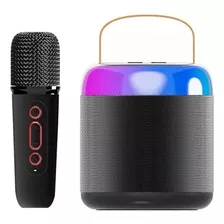 Parlante Portatil Con Microfono Karaoke Led Rgb Sq-k10