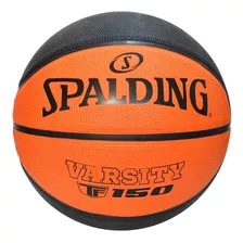 Pelota Basketball Spalding Tf 150 Varsity Nº 7 ( Fiba) Color Naranja Oscuro