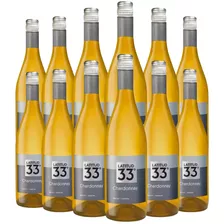 Vino Latitud 33 Chardonnay Blanco 750ml - Pack X12 Botellas