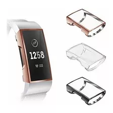 Protector De Pantalla Fitbit Charge 4 Paquete De 3 Tpu Suave