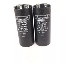 2 Capacitor Eletrolítico 340-408uf 110v Jl