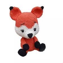 Boneco Raposa/raposinha Bosque Em Croche Amigurumi 