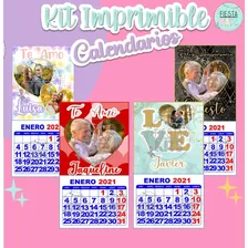 Kit Imprimible Calendarios 2021
