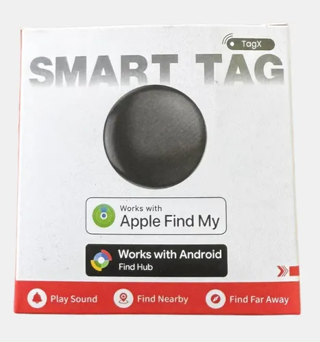 Localizador Rastreador Objetos Tag Dual Para Android Y Apple Negro P
