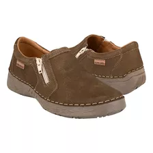 Zapatos Casuales Dama Lobo Solo 5681 Buck Café