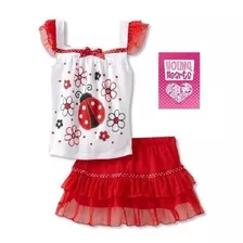 Conjuntos Para Niñas 2 Piezas Tutus Young Hearts Originales