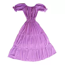 Vestido Infantil Longo Juvenil Ciganinha Festa Social Luxo