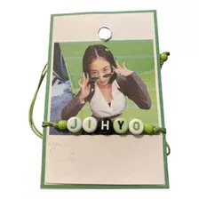 Pulsera Jihyo Twice Kpop Cubos Letras Ajustable Idols