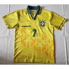 Camisa Da Seleção Brasileira Copa Do Mundo 1994 Umbro Bebeto