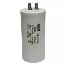 Capacitor 60uf 450v Melhor Custo Benefício - Marca Epx