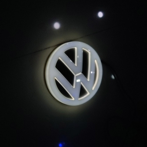 Logotipo Led Volkswagen 4d Color Vw 11 Cm Foto 10