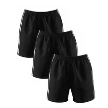 Kit C/ 3 Bermudas Shorts Academia Masculinas Esporte Atacado