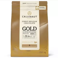 Chocolate Belga Callebaut Gold Caramel 30,4% Cacau 2,01kg