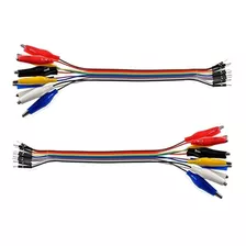 Oiyagai 2 En 1 Clip De Cocodrilo A Dupont Wire 20pin 20cm Cl