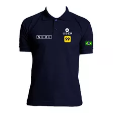 Camisa Motorista Aplicativo Uber 99 Indriver Trip10 C/nome