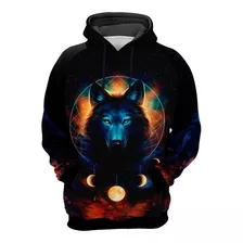 Blusa Moletom Lobo Wolf Dream Estampa Full 3d Frete Grátis