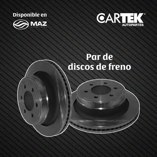 Par Disco Freno Delantero Jeep Comanche 4x2 1986-1988 2.5 Ck Foto 2