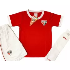 Conjunto Para Bebê E Criança São Paulo Com Bermudinha