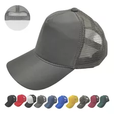 Boné Liso Telinha Trucker Kit 15 Unidades Chapeu Bombeta