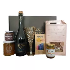 Box Premium Espumante 2 , El Regalo Perfecto Tesoro Gourmet