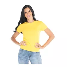 Playera 100% Algodon Para Mujer Varios Colores Buena Calidad