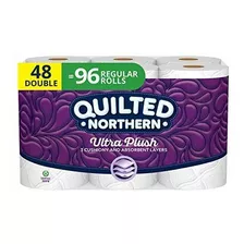 Quilted Northern Ultra Felpa Papel Higiénico, 48 Doble Rolls