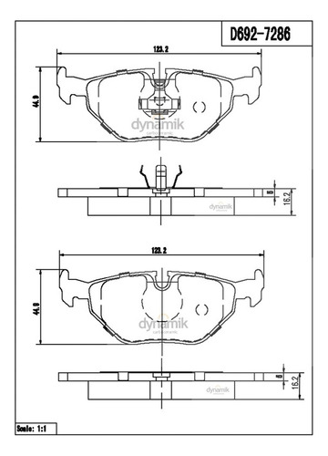 Balatas Trasera Para Bmw 320i 2.2 2001 Base Foto 3