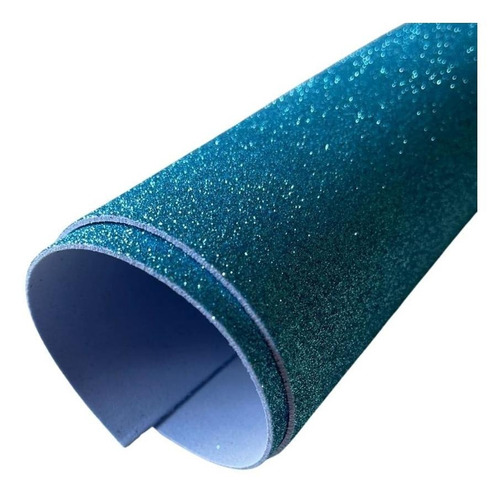 Eva Dubflex Com Glitter 40x48 - Pacote Com 10 Folhas - Cores