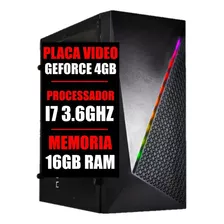 Pc Gamer Intel I7 / Placa Video 4gb / 16gb Ram / Ssd 480gb