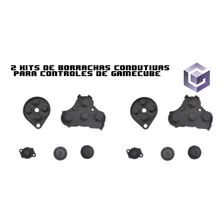 2 - Kits Borrachas Condutivas Reparo Controle Gamecube