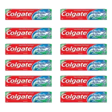 Pasta De Dentes Colgate Tripla Ação Menta Creme Kit 12 Un