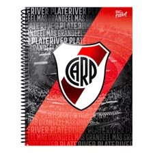 Cuaderno Tapa Semi Rigida 80 Hojas Espiral A4 River Plate