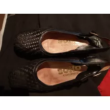 Zapatos Soho De Cuero Para Dama Talle 35 Usados