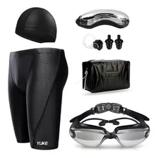 Gafas De Natación Traje + Bañador Hombre 6 Piezas