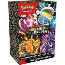 01 Mini Box Pokemon Coleção Destinos De Paldea - 18 Booster