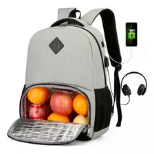 Mochila De Almuerzo Antirrobo Impermeable A Portátil 15,6i 