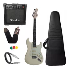 Kit Guitarra Stratocaster Tagima Memphis Mg30 Cubo Completo