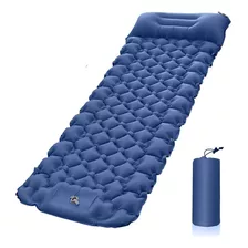 Colchoneta Inflable Plegable Para Acampada Y Senderismo