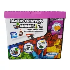 Blocos Criativos Animais 350 Peças Xalingo - 11976