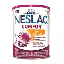 Fórmula Infantil Em Pó Nestlé Neslac Comfor De 3 Anos A 5 Anos Sem Glúten Zero Lactose 700g