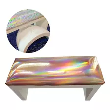 Apoya Brazo Mano Manicuria Holografico Base Madera Le Femme