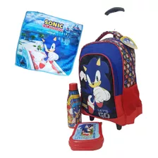 Mochila Sonic Con Carro, Original! Capacidad Y Calidad!