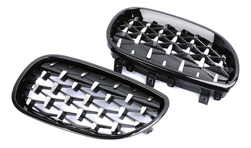 Paragolpes Delantero Kidney Grill Diamond Grille Para E60 E6 Foto 4