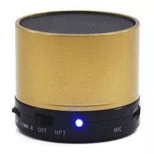 Parlante Zuena Bluetooth Metálico Varios Colores Color Dorado