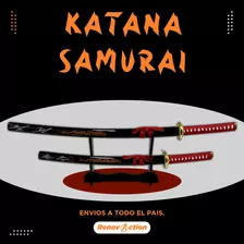 Katanas Samurai Decorativas 2x1 Con Soporte