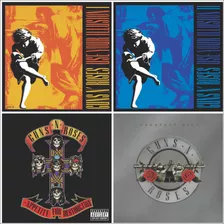 4 Cds Guns N' Roses - Illusion 1 E 2, Apettite, Greatest Hit