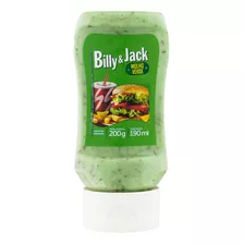 Molho Verde Billy & Jack Sem Glúten Em Squeeze 200 G