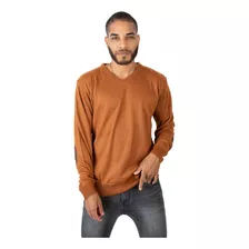 Sweater Hombre Escote V Con Pitucon Tejido Suave Henry Dupre